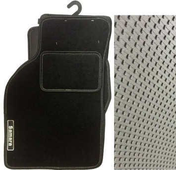 Коврики текстильн. Hyundai  ix 35 2010-2015г. /Sportage III 2010-2015г. /компл.4шт./осн.резин.